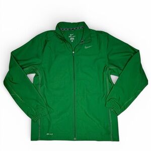 Nike Men's Green Windbreaker Jacket